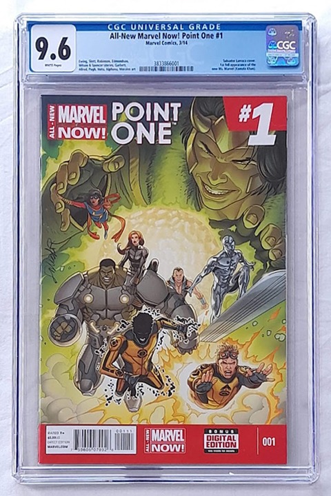 All-New Marvel Now! Point One #1.NOW CGC 9.6 NM+ All-New Marvel Now! Point One #1.NOW CGC 9.6 NM+