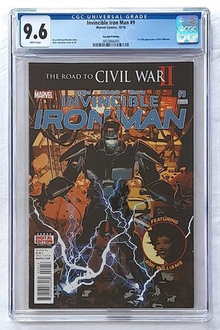 Invincible Iron Man Vol 2 #9 2nd Print CGC 9.6 NM+
