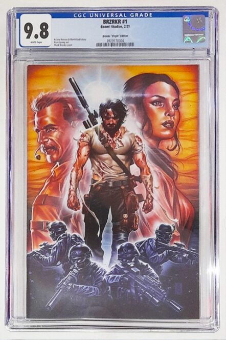 BRZRKR #1 Mark Brooks Virgin Incentive Variant 1:50 CGC 9.8 NM/M