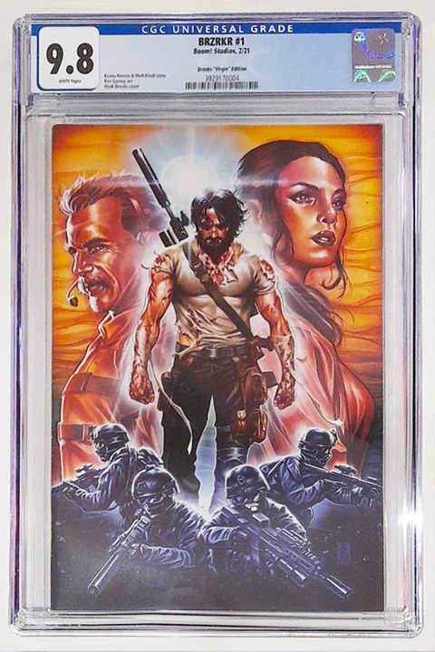アメコミリーフ BRZRKR #1 CGC 9.8 BRZRKR #1 Mark Brooks Virgin Incentive Variant 1:50 CGC 9.8