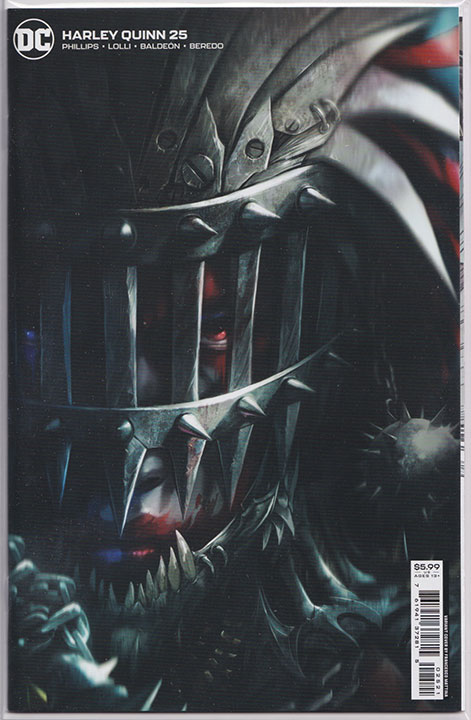 Harley Quinn Vol 4 #25 Francesco Mattina Card Stock Variant Harley Quinn Vol 4 #25 Francesco Mattina Card Stock Variant