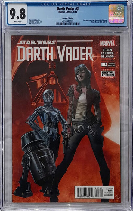 Star Wars: Darth Vader Vol 1 #3 2nd Print CGC 9.8 NM/M
