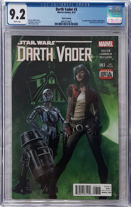 Star Wars: Darth Vader Vol 1 #3 3rd Print CGC 9.2 NM-