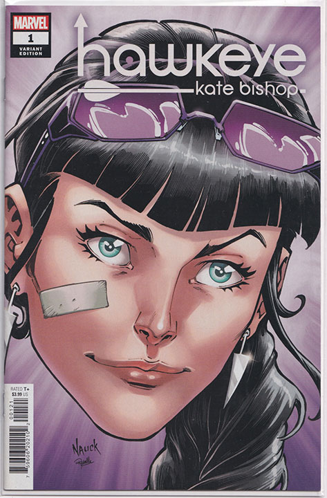 Hawkeye: Kate Bishop #1 Todd Nauck Headshot Variant Hawkeye: Kate Bishop #1 Todd Nauck Headshot Variant