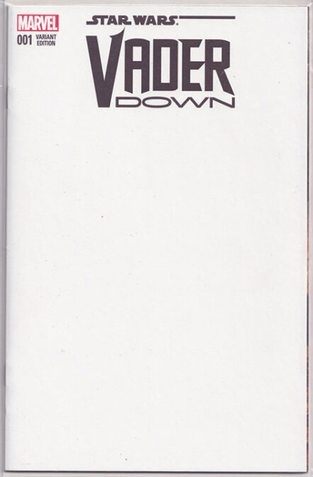 Star Wars: Vader Down #1 Blank Variant