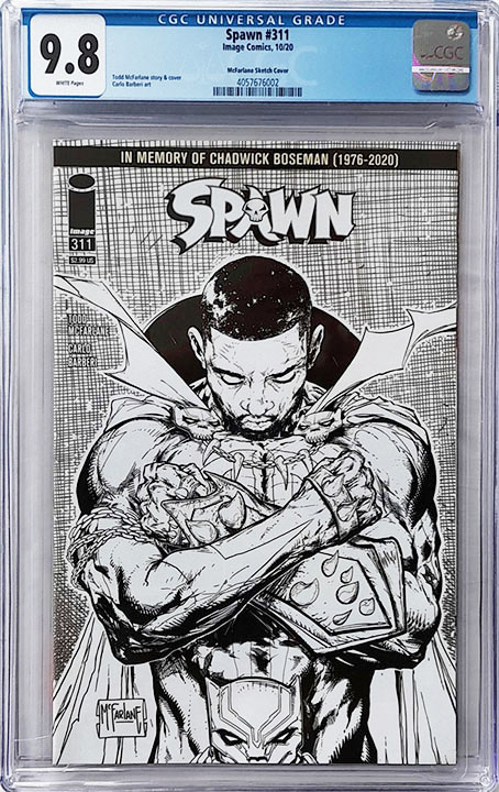 Spawn #311 Todd McFarlane Sketch Variant CGC 9.8 NM/M Spawn #311 Todd McFarlane Sketch Variant CGC 9.8 NM/M