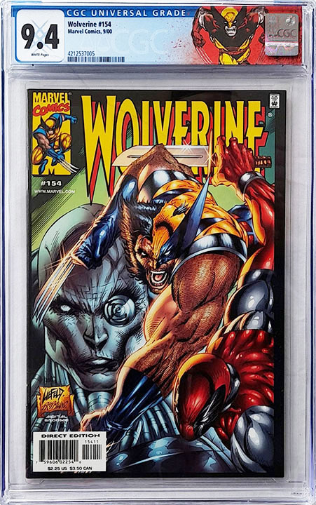Wolverine Vol 2 #154 CGC 9.4 NM Wolverine Vol 2 #154 CGC 9.4 NM