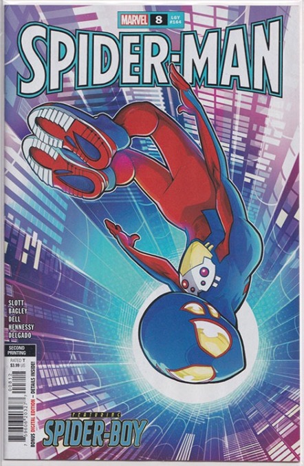 Spider-Man Vol 4 #8 Luciano Vecchio 2nd Print Variant Spider-Man Vol 4 #8 Luciano Vecchio 2nd Print Variant