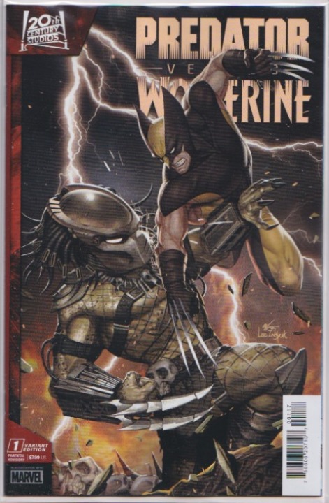 Predator vs Wolverine #1 InHyuk Lee Incentive Variant 1:50 Predator vs Wolverine #1 InHyuk Lee Incentive Variant 1:50