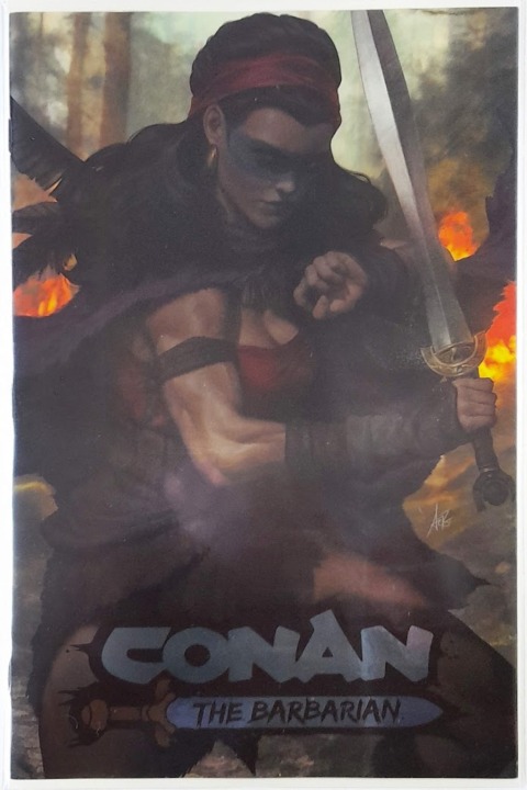 Conan The Barbarian Vol 5 #1 SDCC Exclusive Stanley Artgerm Lau Silver Foil Variant Conan The Barbarian Vol 5 #1 SDCC Exclusive Stanley Artgerm Lau Silver Foil Variant