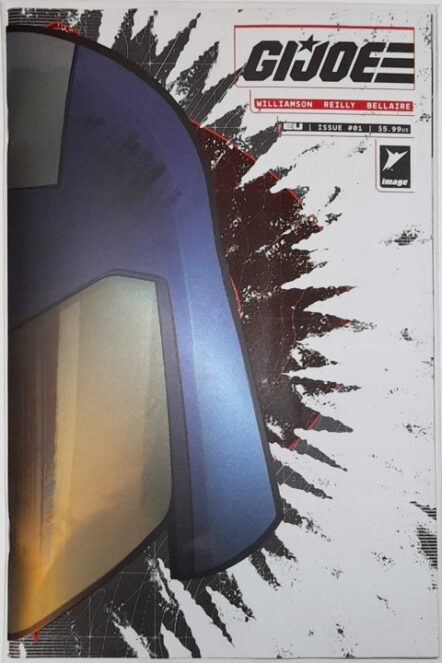 GI Joe #1 Andrea Milana Cobra Commander Mask Die Cut Foil Variant