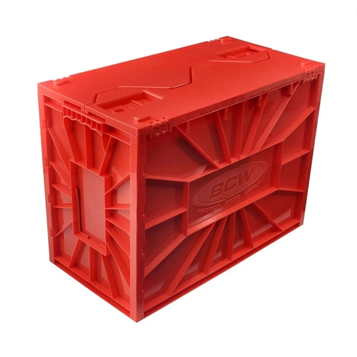 BCW Short Comic Book Bin - Red BCW Short Comic Book Bin - Red