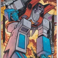 Transformers Vol 6 #1 10th Print Starscream Gold Foil Variant