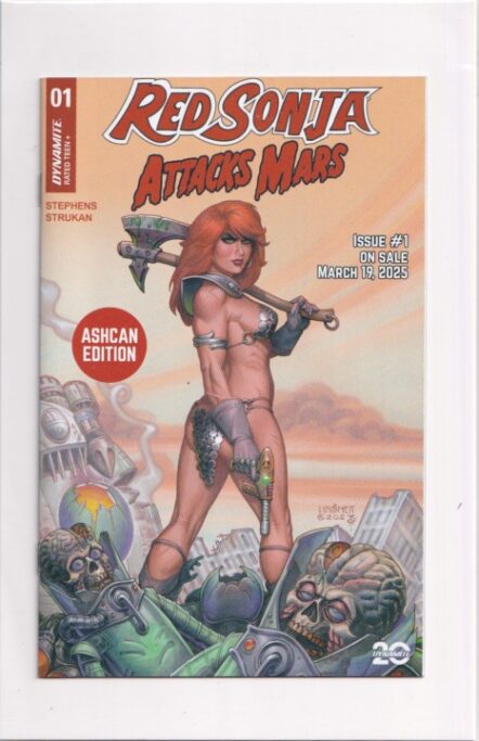 Red Sonja Attacks Mars #1 Ashcan Edition