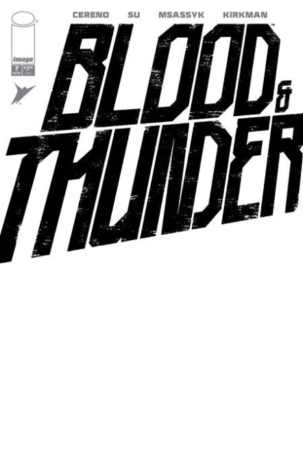 Blood & Thunder #7 Cover F Blank Sketch Variant Pre-order