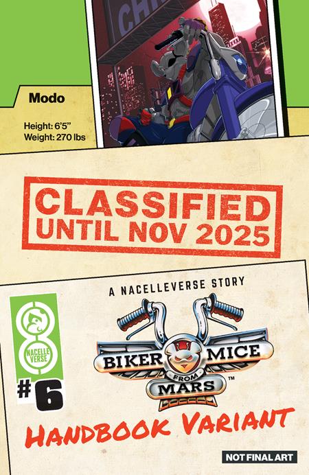 Biker Mice From Mars (2025) #6 Cover A Edu Souza Pre-order Biker Mice From Mars (2025) #6 Cover A Edu Souza Pre-order