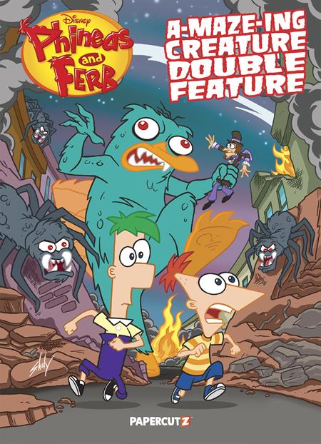 Phineas And Ferb A Maze Ing Creature Double Feature HC Pre-order Phineas And Ferb A Maze Ing Creature Double Feature HC Pre-order