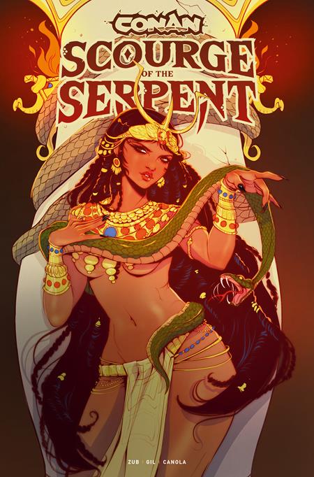 Conan The Barbarian Scourge Of The Serpent #3 (Of 4) Cover D Ashleigh Izienicki Variant Pre-order Conan The Barbarian Scourge Of The Serpent #3 (Of 4) Cover D Ashleigh Izienicki Variant Pre-order