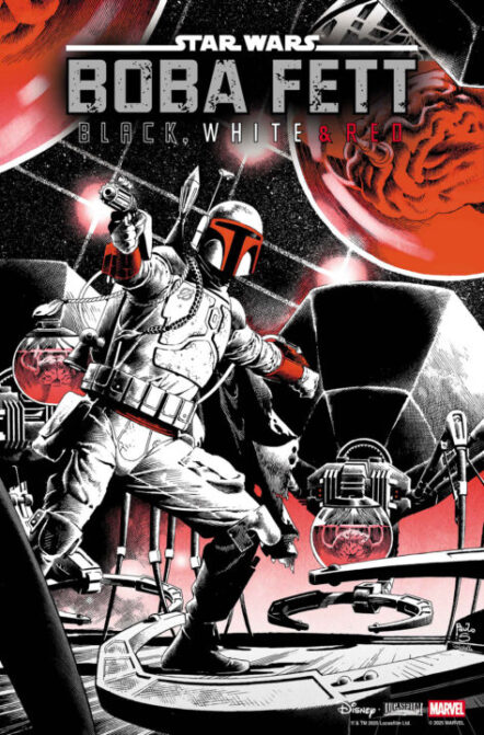 Star Wars: Boba Fett - Black, White & Red #3 Paulo Siqueira Variant Pre-order