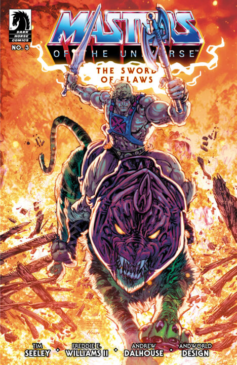 He-Man And The Masters Of The Universe #3: The Sword Of Flaws Part 3 Cover A (Freddie E. Williams II) Pre-order He-Man And The Masters Of The Universe #3: The Sword Of Flaws Part 3 Cover A (Freddie E. Williams II) Pre-order