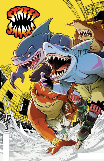 Street Sharks #3 Variant B (Santtos) Pre-order