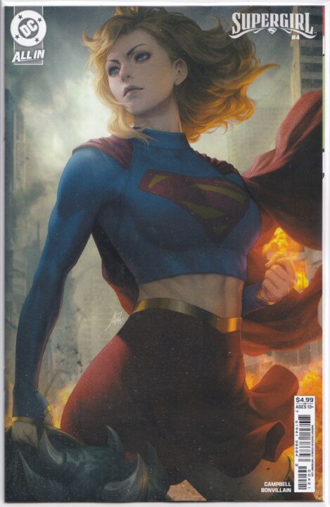 Supergirl Vol 8 #4 Stanley Artgerm Lau Variant Supergirl Vol 8 #4 Stanley Artgerm Lau Variant