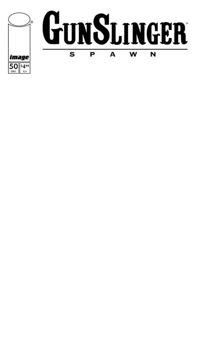 Gunslinger Spawn #50 Cover D Blank Sketch Variant Pre-order Gunslinger Spawn #50 Cover D Blank Sketch Variant Pre-order