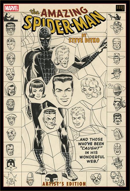Amazing Spider Man By Steve Ditko Artists Edition HC Direct Market Exclusive Web Cover Pre-order Amazing Spider Man By Steve Ditko Artists Edition HC Direct Market Exclusive Web Cover Pre-order