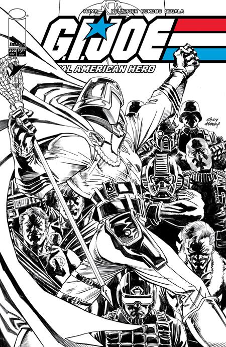 Gi Joe A Real American Hero #323 Cover B Andy Kubert  B&W Variant Pre-order Gi Joe A Real American Hero #323 Cover B Andy Kubert  B&W Variant Pre-order