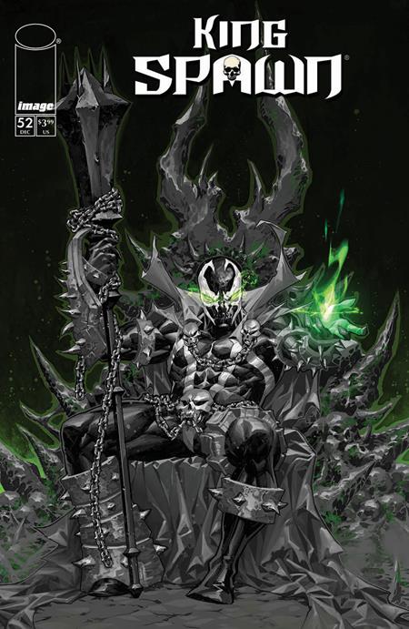 King Spawn #52 Cover B Kael Ngu B&W Variant Pre-order King Spawn #52 Cover B Kael Ngu B&W Variant Pre-order