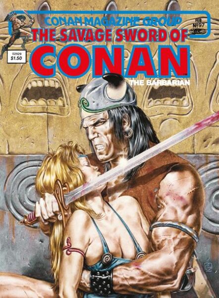 Savage Sword Of Conan The Original Comics Omnibus HC Vol 07 Direct Market Edition Cover Pre-order