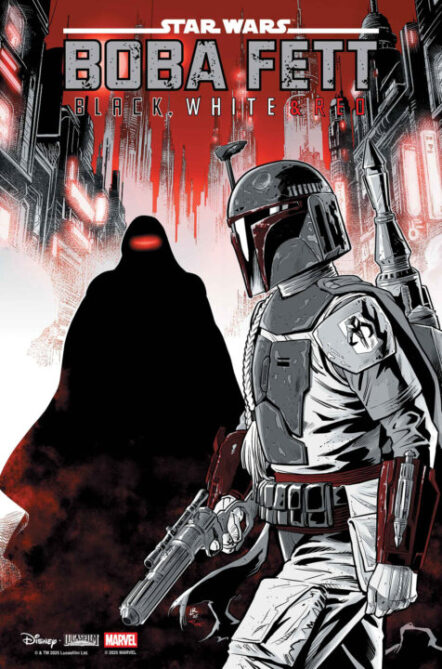 Star Wars: Boba Fett - Black, White & Red #4 Luke Ross Variant Pre-order