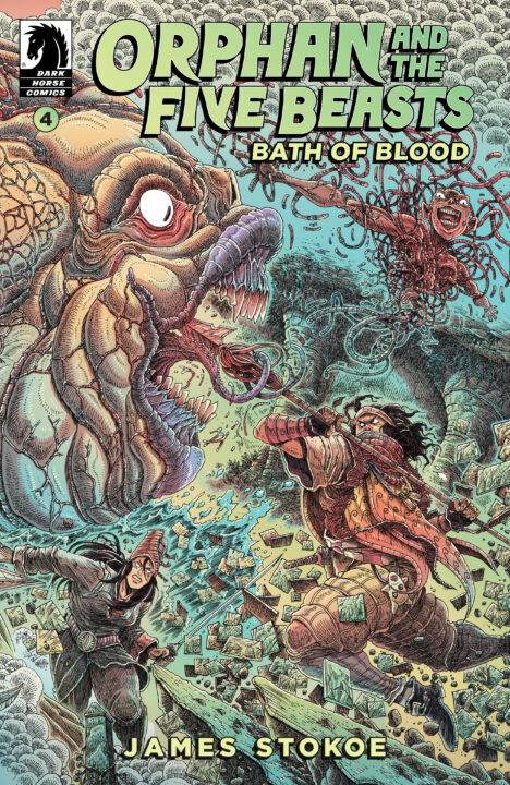 Orphan And The Five Beasts: Bath Of Blood #4 Cover A (James Stokoe) Pre-order Orphan And The Five Beasts: Bath Of Blood #4 Cover A (James Stokoe) Pre-order