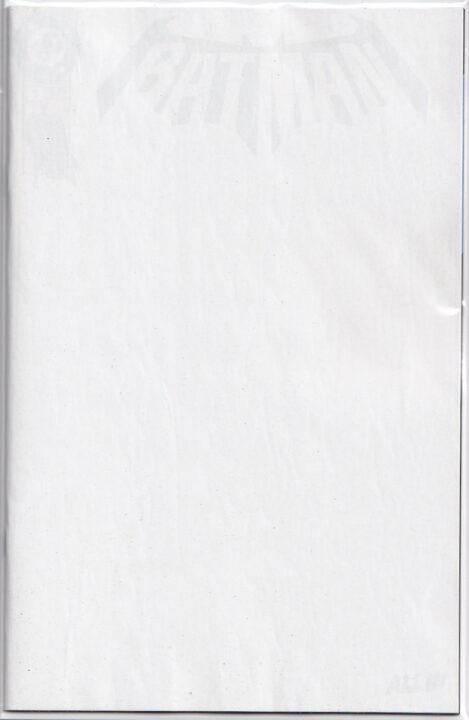 Batman Vol 4 #1 Blank Variant Batman Vol 4 #1 Blank Variant