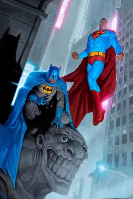 Batman Superman Worlds Finest #47 Cover B Em Gist Card Stock Variant Pre-order