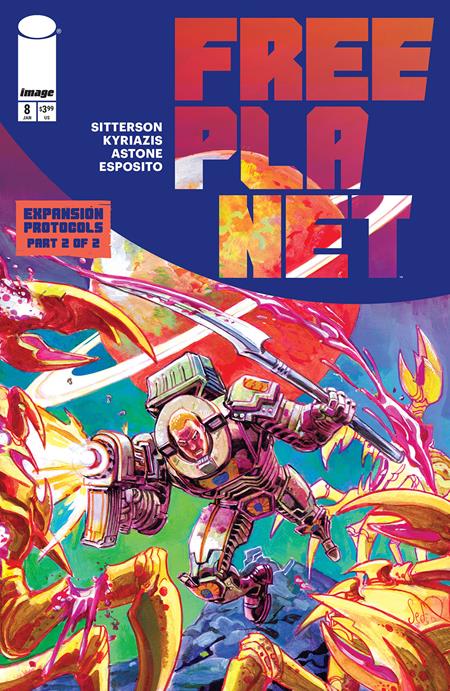 Free Planet #8 Cover A Jed Dougherty Pre-order Free Planet #8 Cover A Jed Dougherty Pre-order
