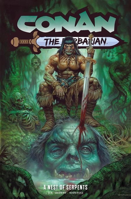 Conan The Barbarian TP Vol 06 A Nest Of Serpents Direct Market Edition Greg Staples Cover Pre-order Conan The Barbarian TP Vol 06 A Nest Of Serpents Direct Market Edition Greg Staples Cover Pre-order