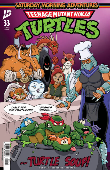 Teenage Mutant Ninja Turtles: Saturday Morning Adventures #33 Variant B (Hazouri) Pre-order