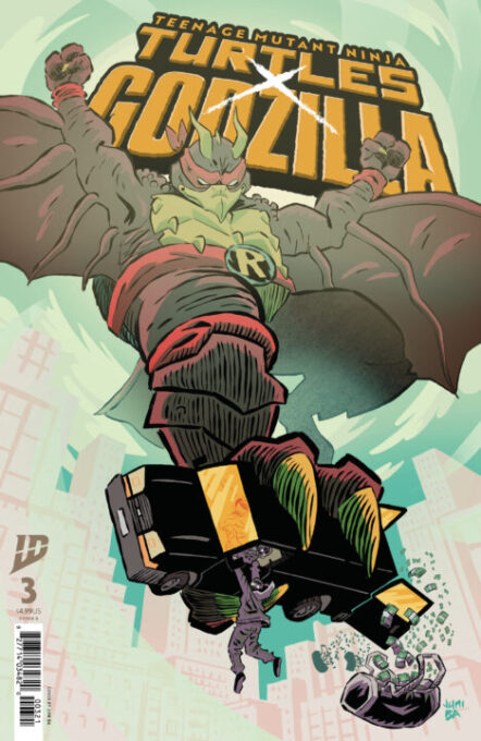 Teenage Mutant Ninja Turtles X Godzilla #3 Variant B (Ba) Pre-order