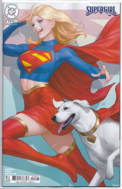 Supergirl Vol 8 #6 Stanley Artgerm Lau Variant Supergirl Vol 8 #6 Stanley Artgerm Lau Variant