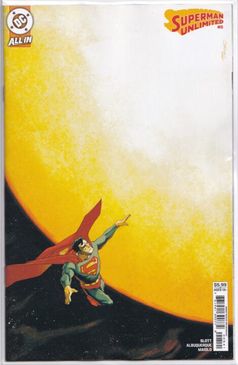 Superman Unlimited #5 Declan Shalvey Card Stock Variant Superman Unlimited #5 Declan Shalvey Card Stock Variant